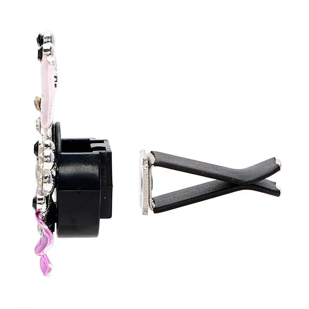 Premium Butterfly Car Air Freshener - Crystal Vent Clip Perfume