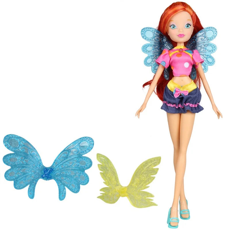 Premium Fairy Doll Collection - Rainbow Colorful Fashion Dolls 26cm