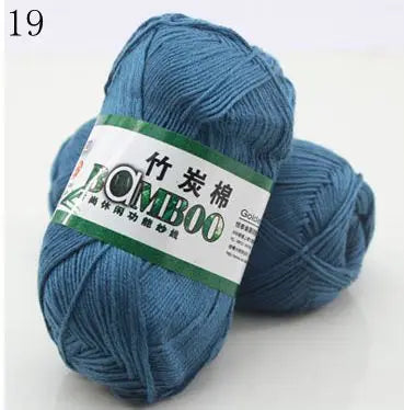 1 Ball 50g 145 Meters High Quality Soft Smooth Natural Bamboo Cotton Hand Woven Yarn Baby Cotton Crochet Knitted Fabric