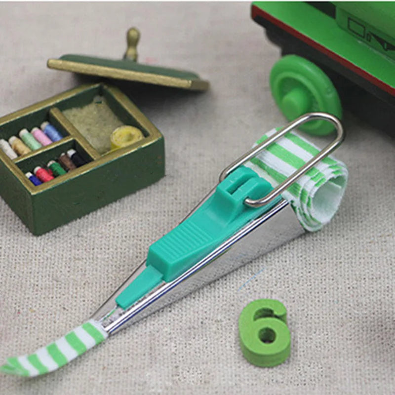 Bias Tape Maker Set - 4 Sizes (6mm, 12mm, 18mm, 25mm) Stainless Steel Sewing Tools