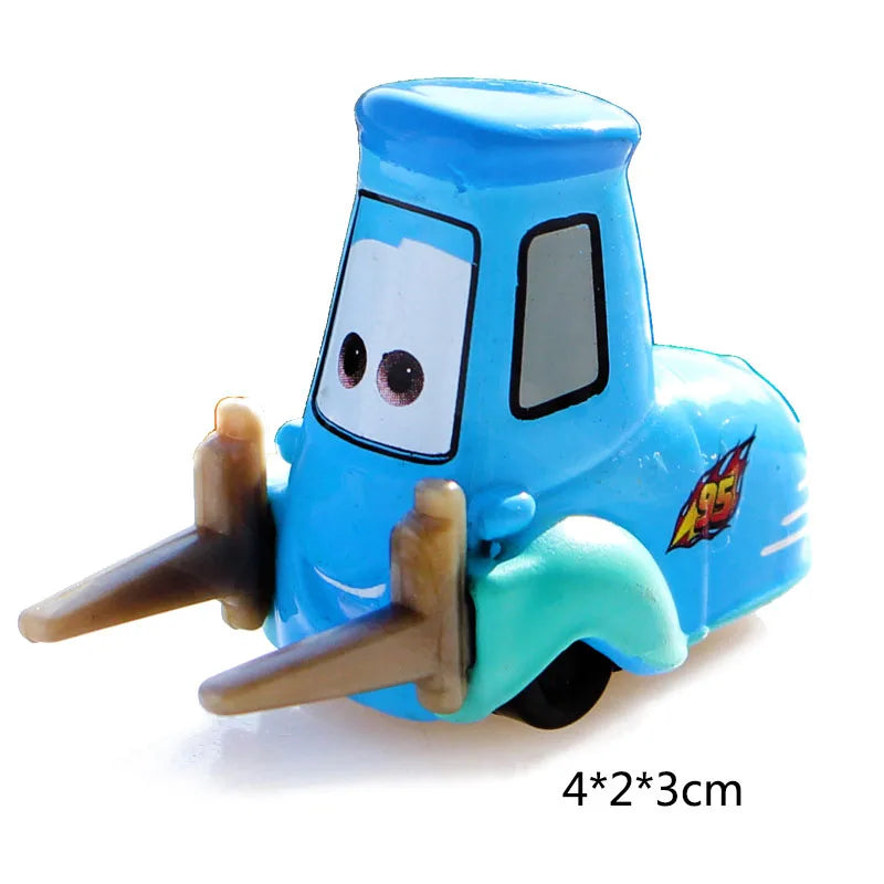 Disney Pixar No.95 Lightning McQueen Cars 2 3 Mater Frank Tractor 1:55 Diecast Vehicle Metal Alloy Boy Kid Toys Birthday Gifts