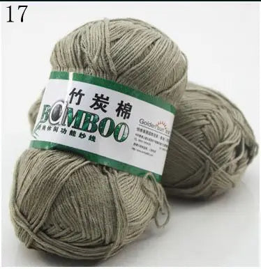 1 Ball 50g 145 Meters High Quality Soft Smooth Natural Bamboo Cotton Hand Woven Yarn Baby Cotton Crochet Knitted Fabric