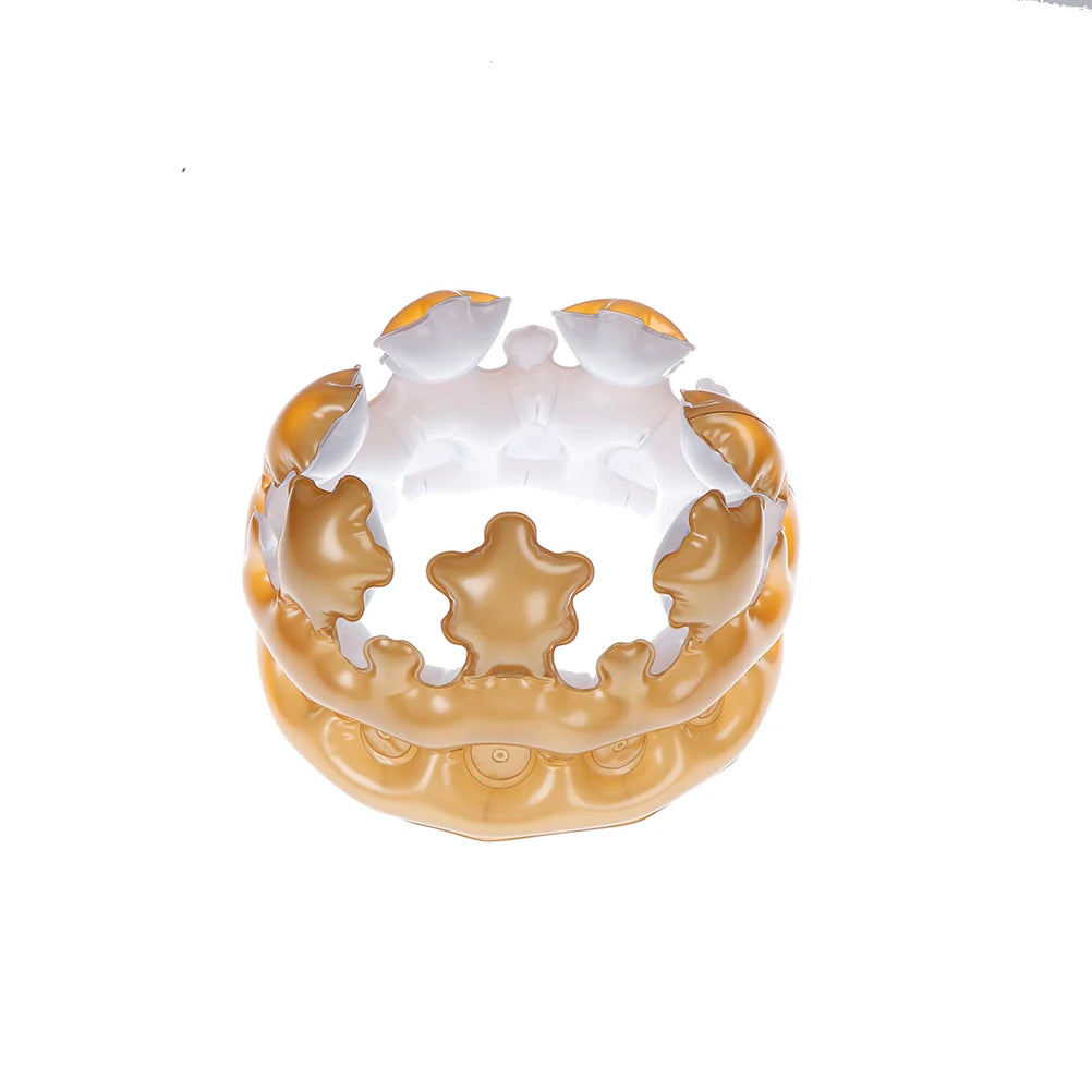 Gold King Queen Crown PVC Air Balloon Happy Birthday Bachelor Bachelorettte Party Supplies Halloween Decoration