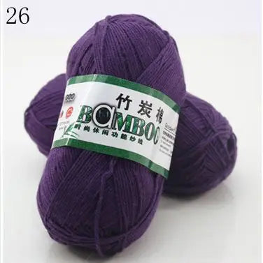 1 Ball 50g 145 Meters High Quality Soft Smooth Natural Bamboo Cotton Hand Woven Yarn Baby Cotton Crochet Knitted Fabric