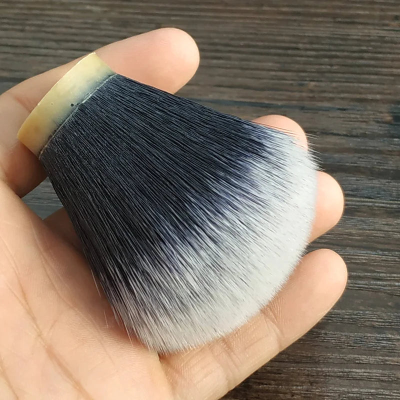 DSCOSMETIC 22mm /24mm /26mm/30mm Soft Tuxedo Synthetic Hair Shaving Brush Knots for Brush Handle