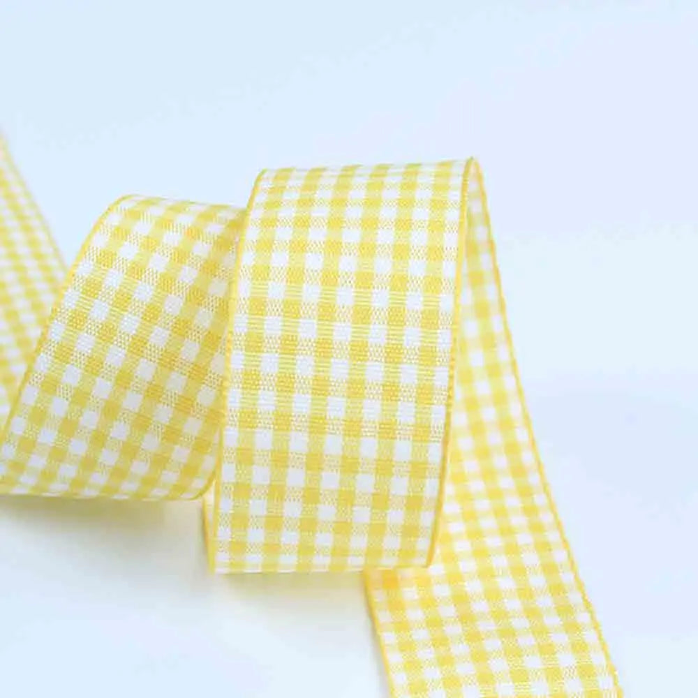 5 meters/lot Grosgrain Satin Ribbons for Wedding Christmas Party Decorations DIY Bow Craft Plaid Ribbons Card Gifts Wrap