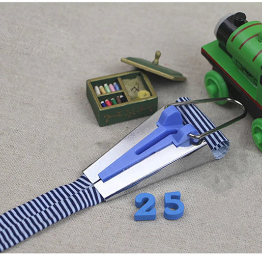 Bias Tape Maker Set - 4 Sizes (6mm, 12mm, 18mm, 25mm) Stainless Steel Sewing Tools