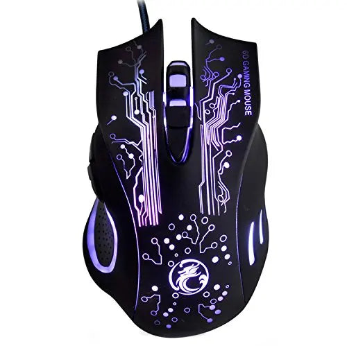 X9 3200DPI E-Sports Wired Gaming Mouse LED Optical 6D Mute USB For PC Computer Laptop