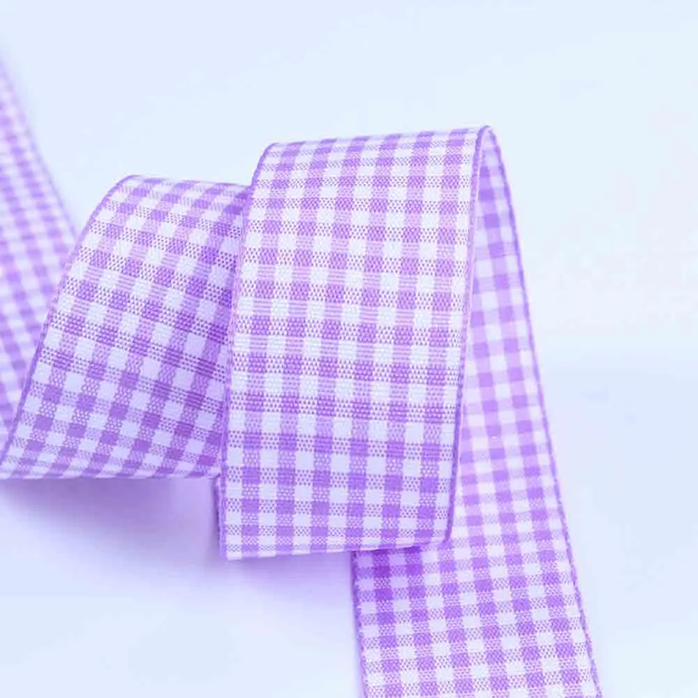 5 meters/lot Grosgrain Satin Ribbons for Wedding Christmas Party Decorations DIY Bow Craft Plaid Ribbons Card Gifts Wrap
