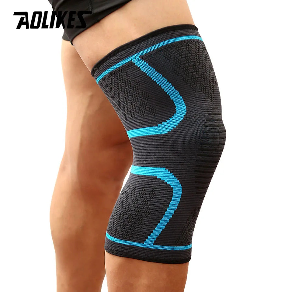 Premium Compression Knee Support - Elastic Sports Brace for Running & Basketball