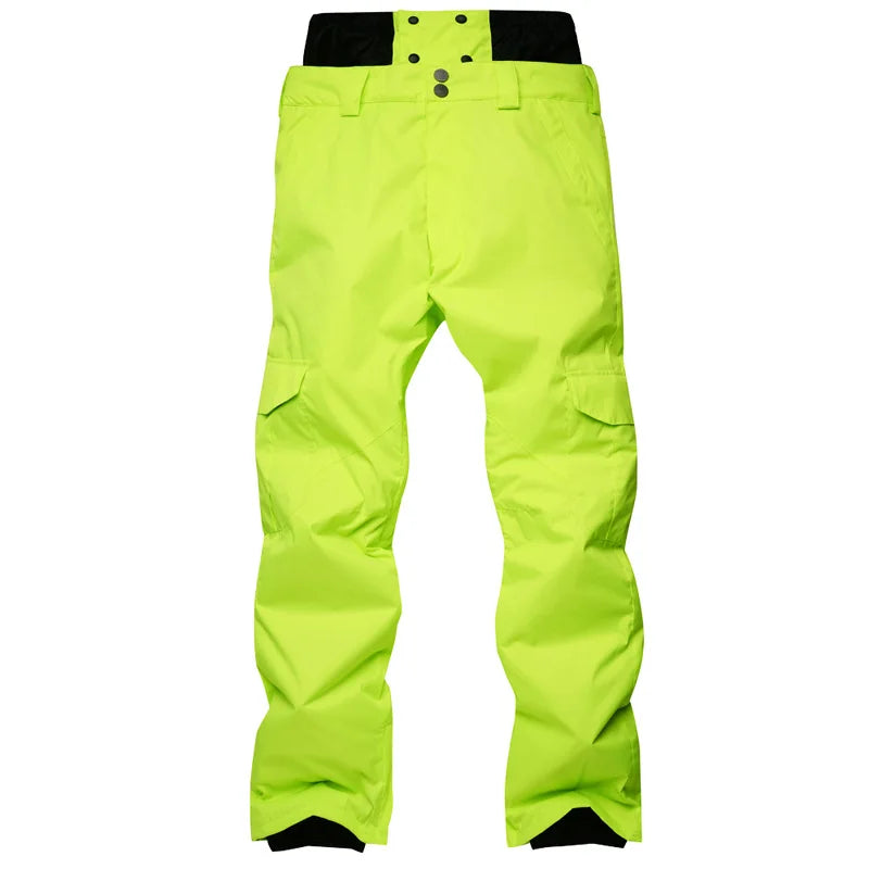 New Style Men Skiing Pants High Quality Windproof Waterproof Ski Pants Warm Winter Snow Snowboard Trousers