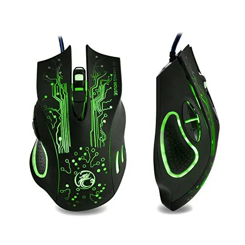 X9 3200DPI E-Sports Wired Gaming Mouse LED Optical 6D Mute USB For PC Computer Laptop