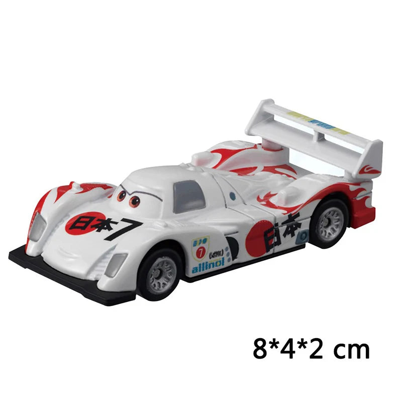 Disney Pixar No.95 Lightning McQueen Cars 2 3 Mater Frank Tractor 1:55 Diecast Vehicle Metal Alloy Boy Kid Toys Birthday Gifts