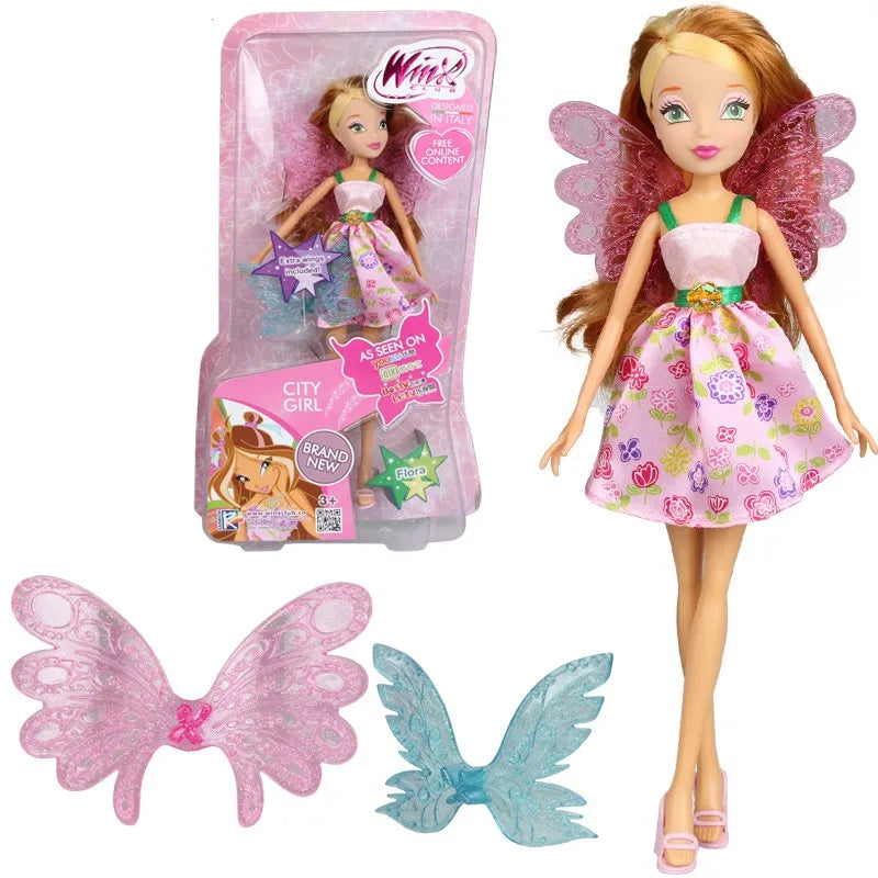 Premium Fairy Doll Collection - Rainbow Colorful Fashion Dolls 26cm