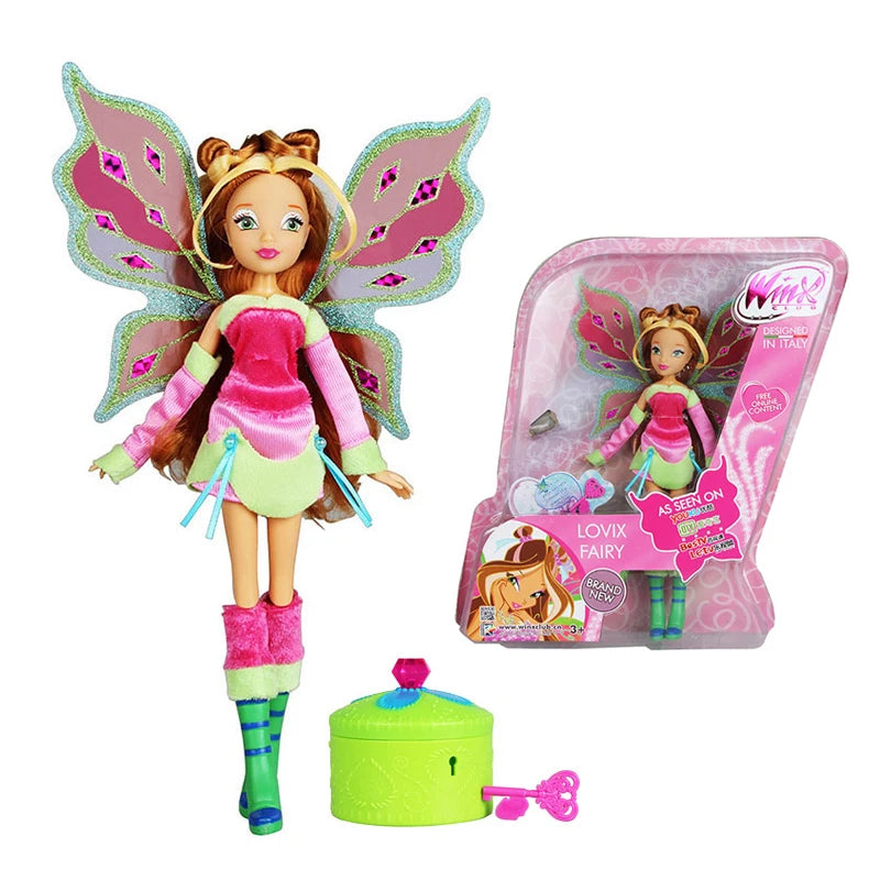Premium Fairy Doll Collection - Rainbow Colorful Fashion Dolls 26cm