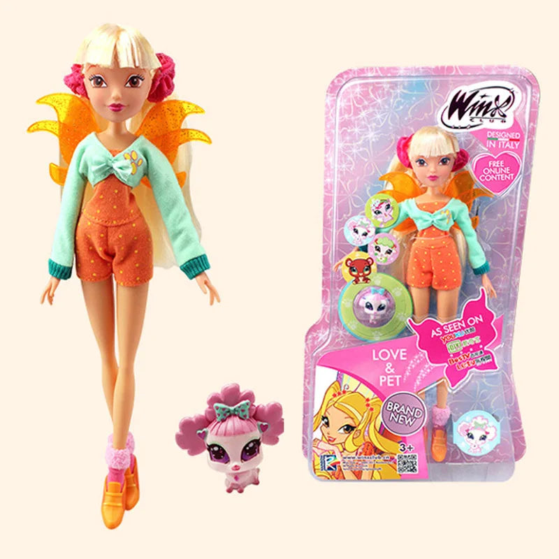 Premium Fairy Doll Collection - Rainbow Colorful Fashion Dolls 26cm