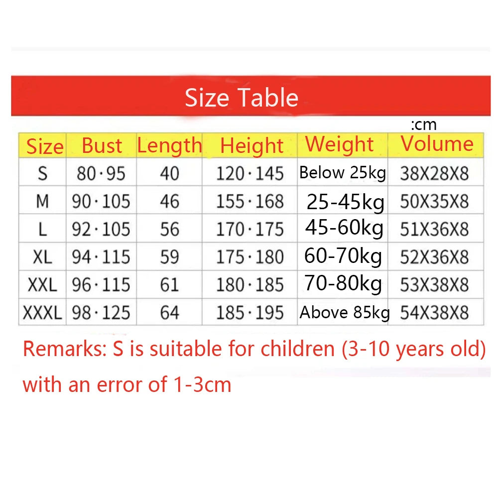 Premium Polyester Life Jacket - Adult & Children Safety Vest with Whistle