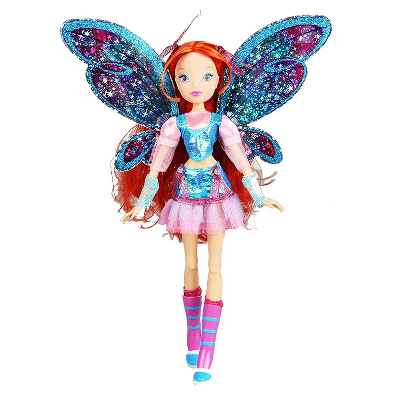 Premium Fairy Doll Collection - Rainbow Colorful Fashion Dolls 26cm