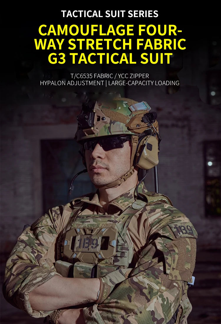 Original Manufacturer's G3 Combat Frog Suit Breathable Scratch-resistant Camouflage Outdoor Hiking Clothing