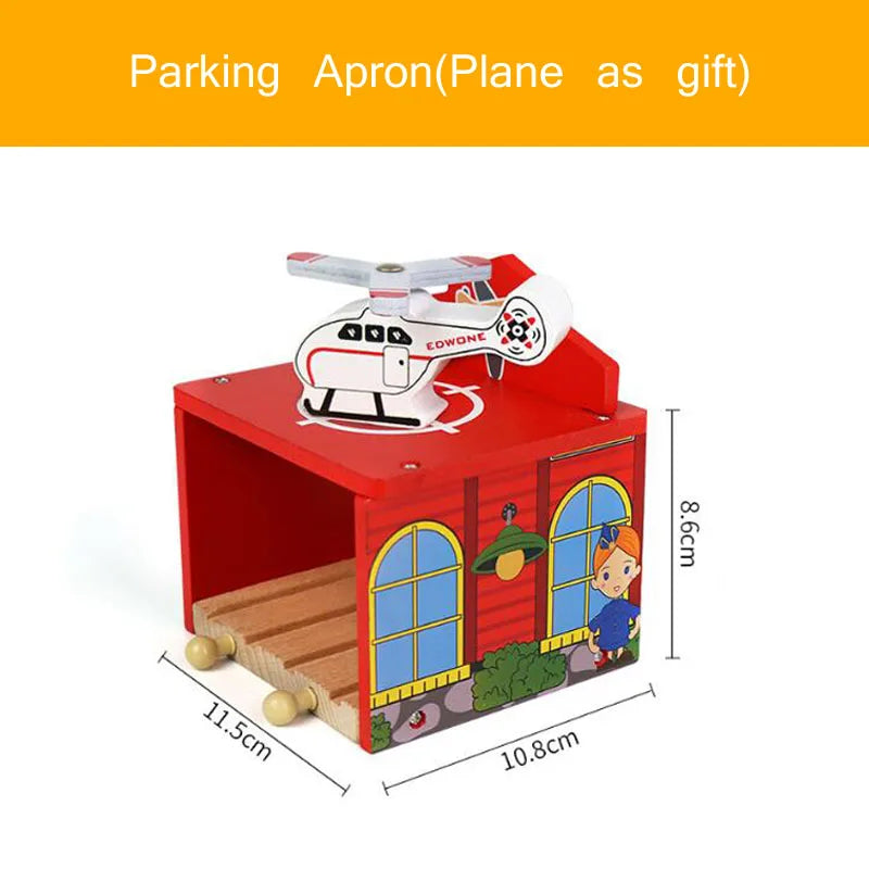Wooden Train Track Accessories Wood Railway Track Train Station Bridge Tunnel Compatible All Brands Wooden Track Toys