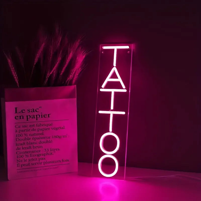 Tattoo Wedding Dropshipping Neon Sign for Bedroom Party Home Decor