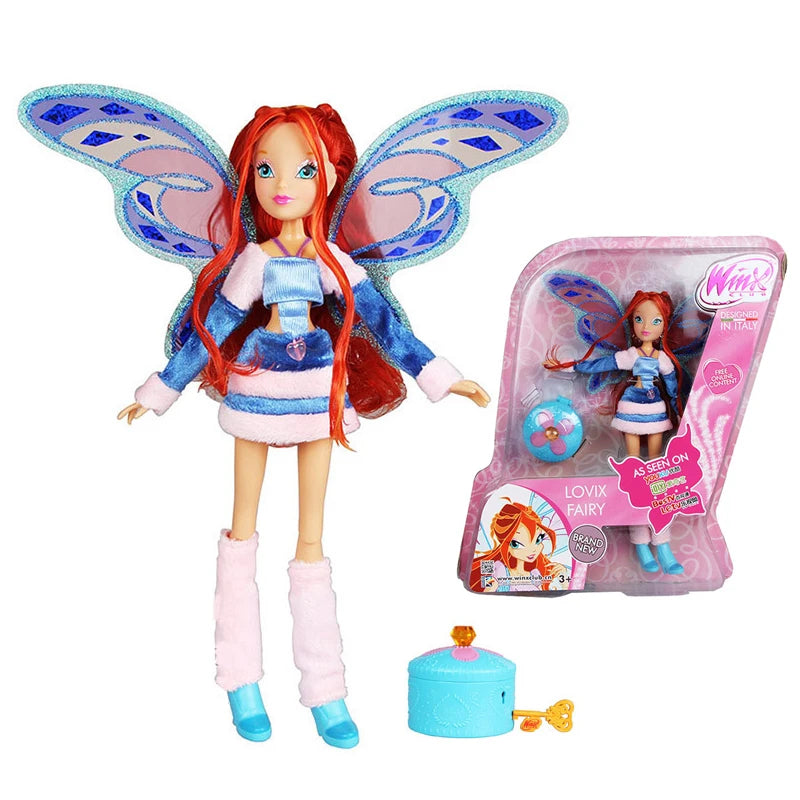 Premium Fairy Doll Collection - Rainbow Colorful Fashion Dolls 26cm