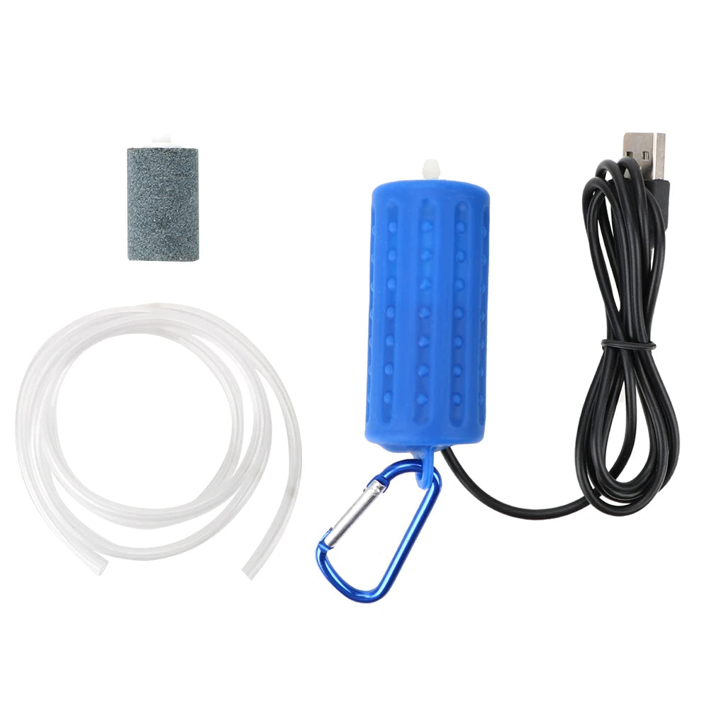 Mini USB Fish Tank Oxygen Air Pump Aquatic Terrarium Filter Mute Energy Saving Supplies Aquarium Accessories