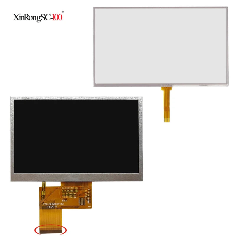 4.3" Inch Complete LCD Screen For Launch X431 Diagun III Display Panel Touch Screen Digitizer Repair Replacement