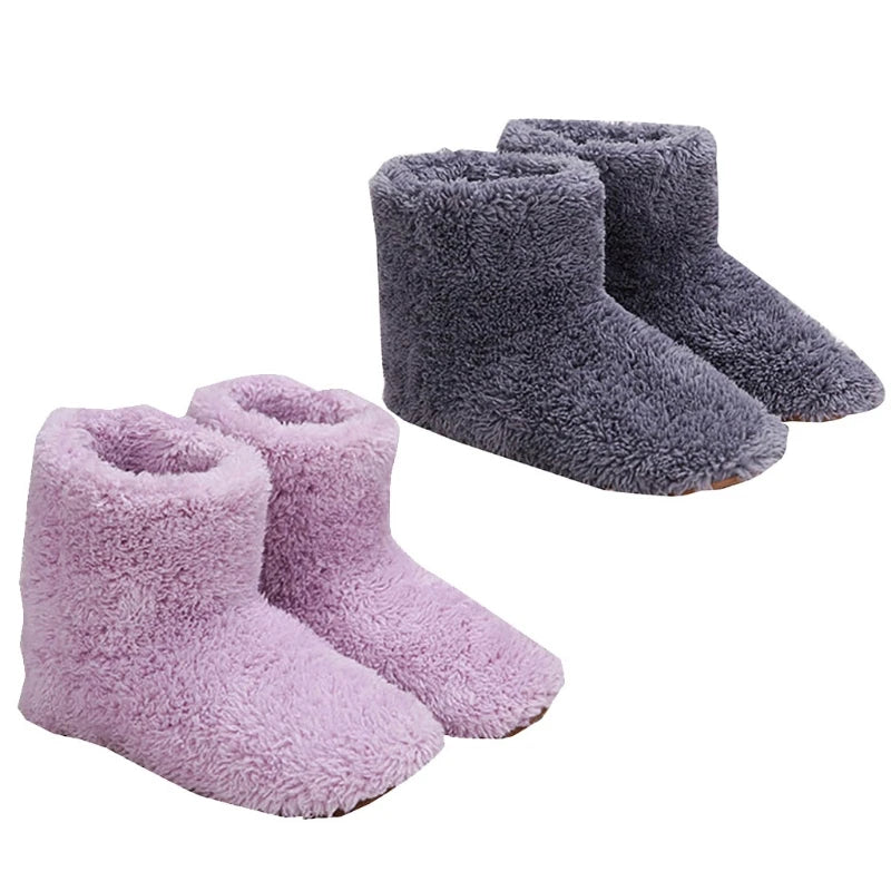 Winter Washable USB Electric Foot Warmer Shoes With 1PCS 1.5m 2.0 Interface Cable