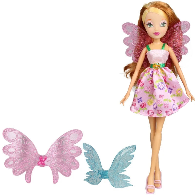 Premium Fairy Doll Collection - Rainbow Colorful Fashion Dolls 26cm