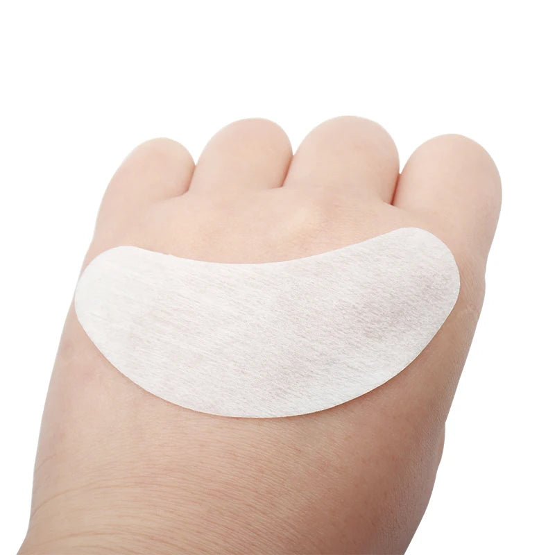 100 Pairs Hydrogel Eye Patch Eyelash Pad Gel Patch Grafting Under Eye Paper Sticker Fox Wraps Eyelash Extension Makeup Tools