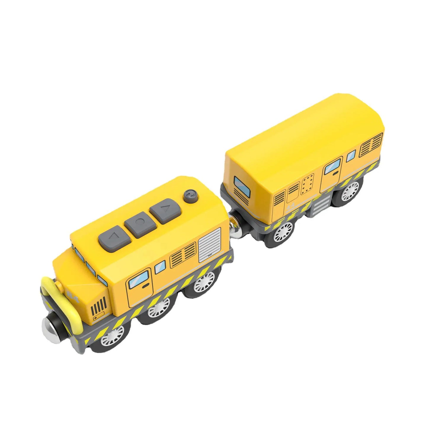 New Style Chase Electric Train Set Locomotive Magnetic Car Diecast Slot  Wooden Train Track Railway for Kids Educational Toys