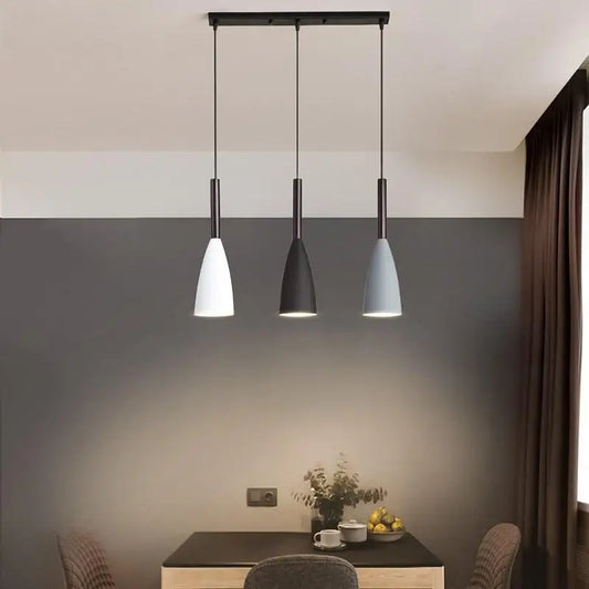 Premium Nordic Minimalist Pendant Light - 3-Head Modern Chandelier Fixture