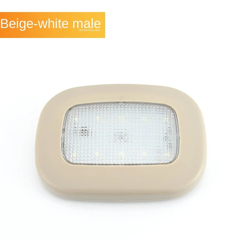 Premium 10 LED Car Ceiling Light - USB Rechargeable Magnetic Dome Lamp