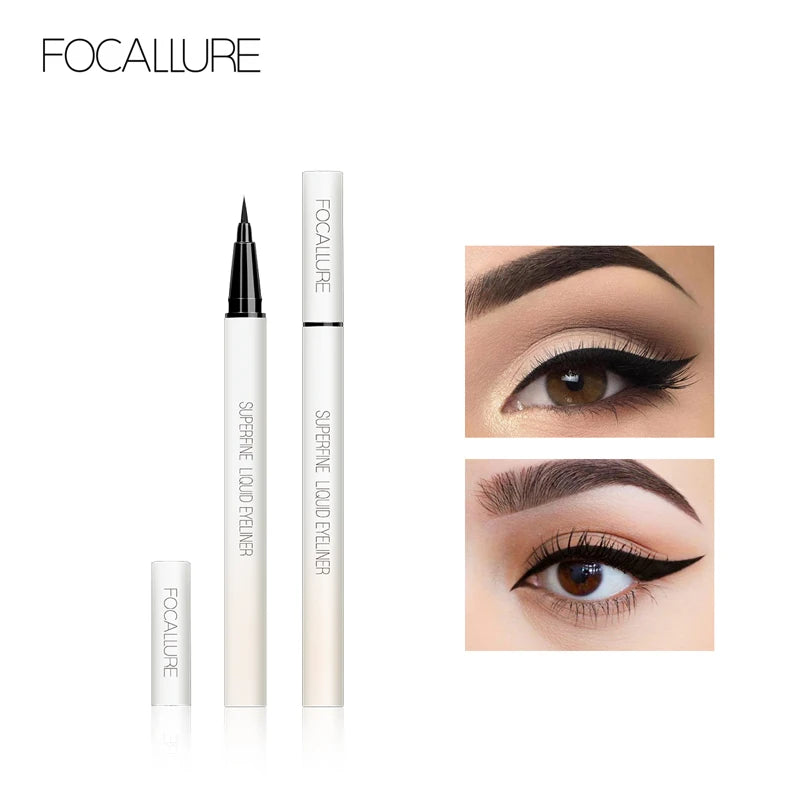 FOCALLURE Liquid Eyeliner Pencil 24 Hours Long Lasting Water Proof Eyeliner Superfine Smooth Eye Pencil Beauty Makeup Eye Liner
