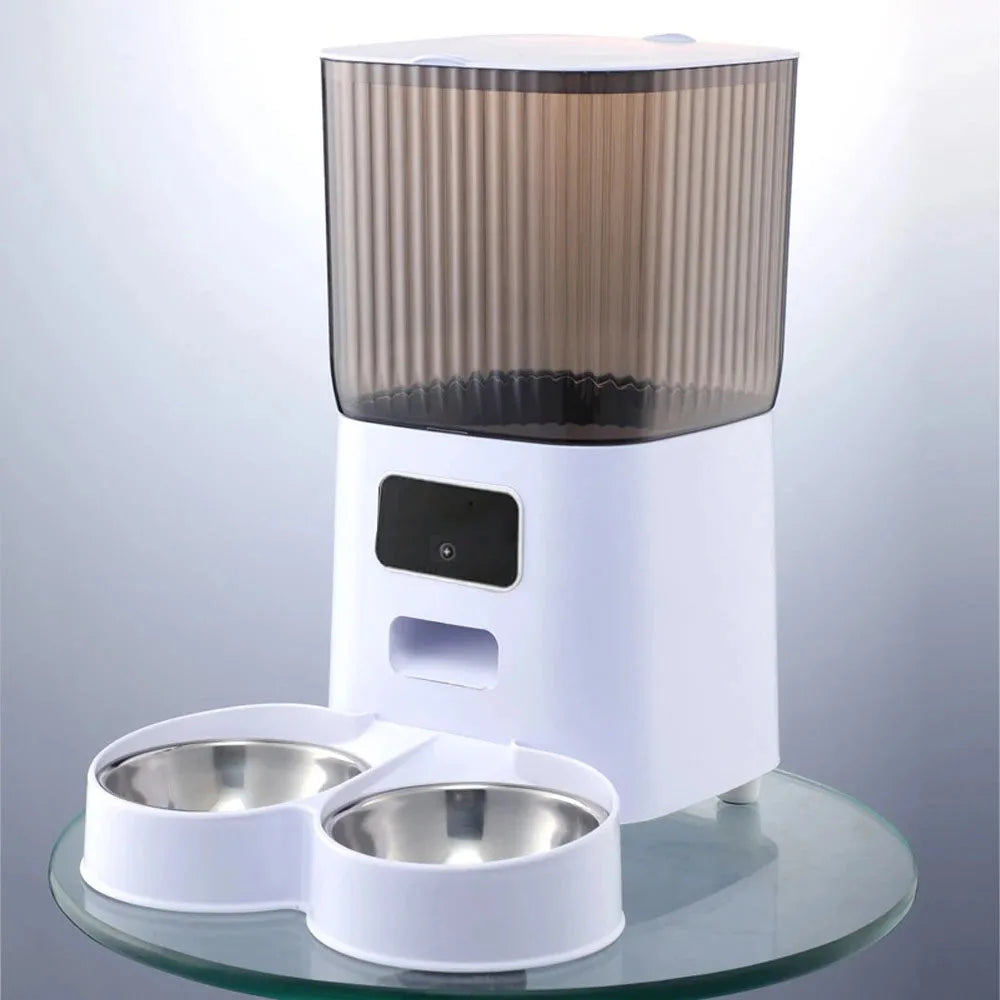 Premium 5L Smart Automatic Pet Feeder - Camera & Voice Recorder