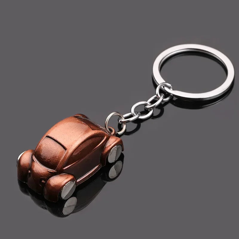 Automotive Gear Head Keychain - Speed Gearbox Keyring with Turbo Hub & Brake Disc Design