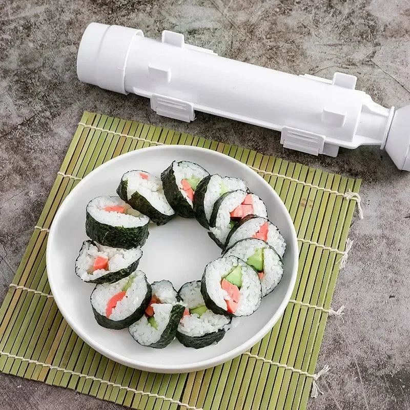 DIY Sushi Maker - Japanese Rice Roll Bazooka Mold for Homemade Sushi