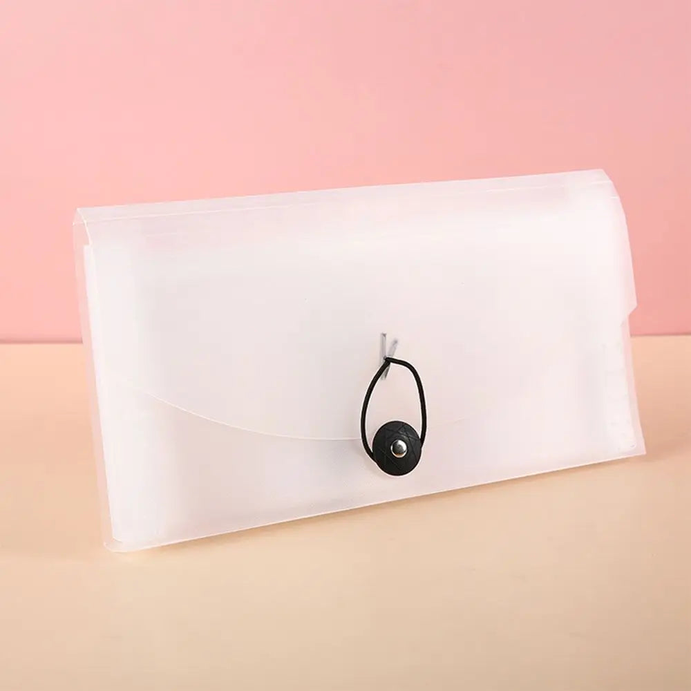 Expanding File Folder 13 Pockets Accordion File Folder Expandable Plastic Business Document Organizer Card Ticket File Storage