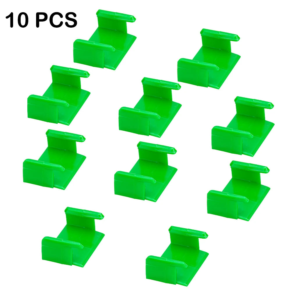 10PCS Wooden Railway Train Track Connector FixerBulk Track Accessories Connector Toys Holder Wooden Snap Track Scene Toys
