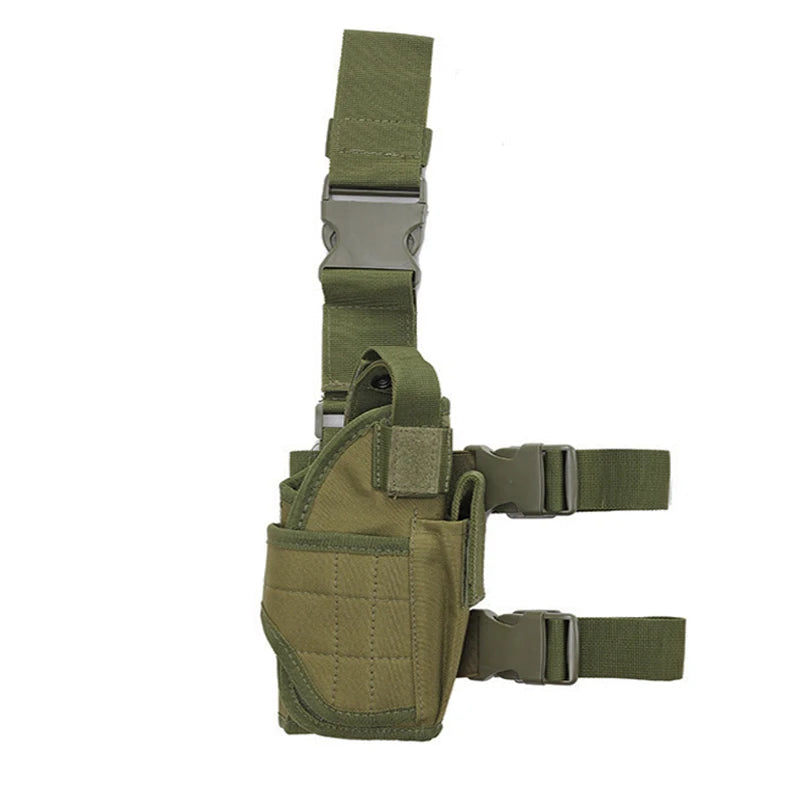 Universal left and right pistol holster tactical tornado leg style thigh holster hunting air gun General pistol clip bag