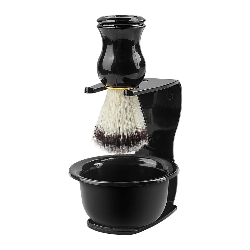 Professional Shaving Brush Set 1/2/3Pcs 3-in-1 Men Shaving Kit with Shaving Bowl & Shaving Stand Ideal Father's Day Gift