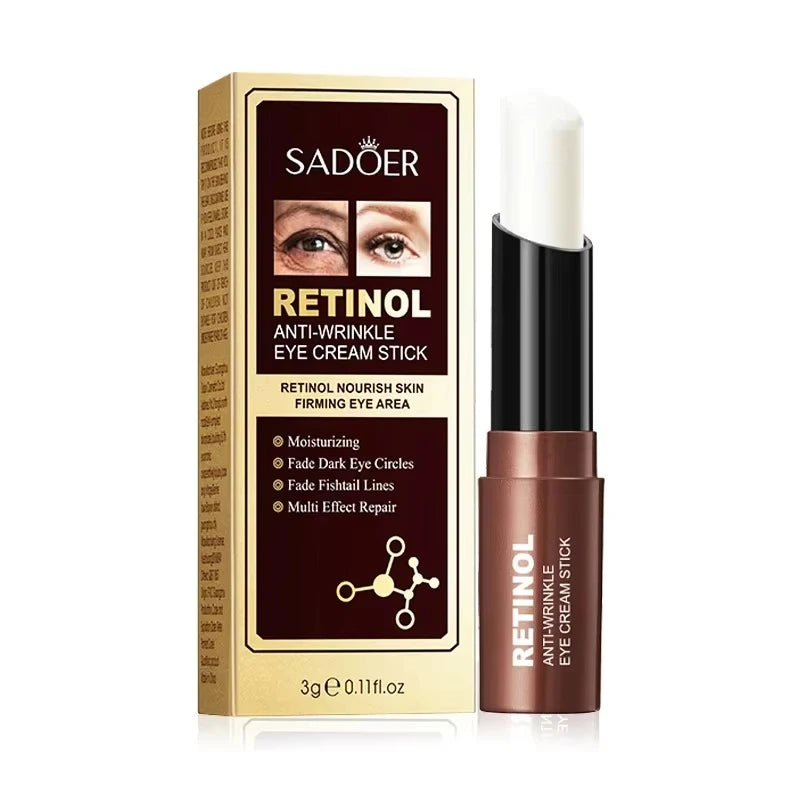 Retinol Eye Cream Stick Removing Anti Dark Circles Under the Eyes Moisturizing Firming Eyes Cream Eye Korean Skin Care Cosmetics