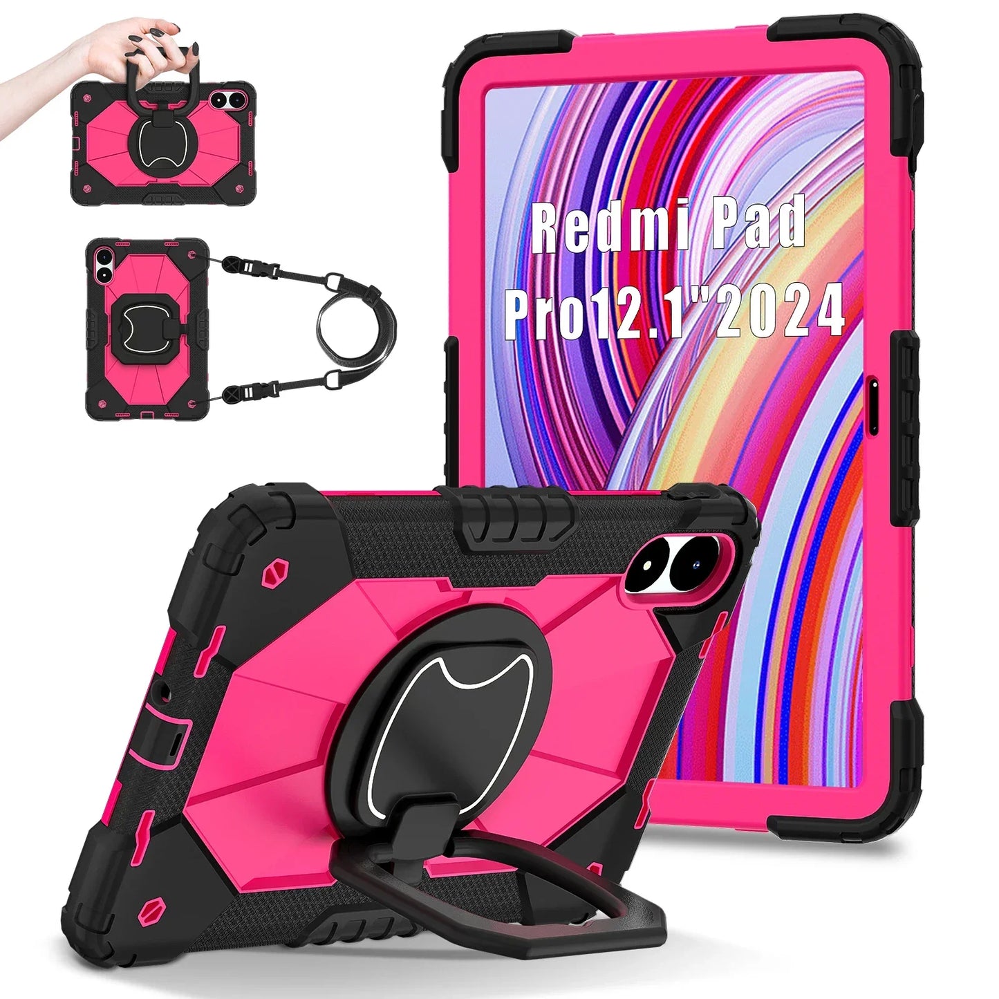 Tablet Case for Xiaomi Redmi Pad 2 11 2025 Pro 12.1inch Tablets Cases Protector Silicone Cover for Xiaomi POCO Pad 12.1 Funda