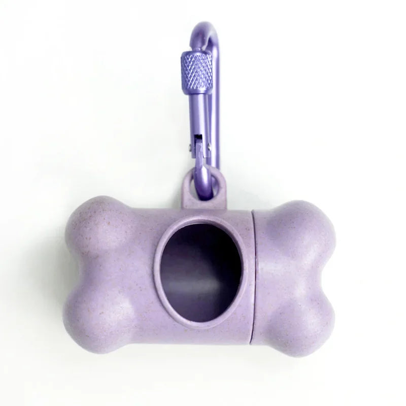 Pet Dog Poop Bag Bone Shape Dispenser Waste Garbage Carrier Holder Dispensers Poop Bag Dogs Trash Cleaning Tool Dog Pet Products