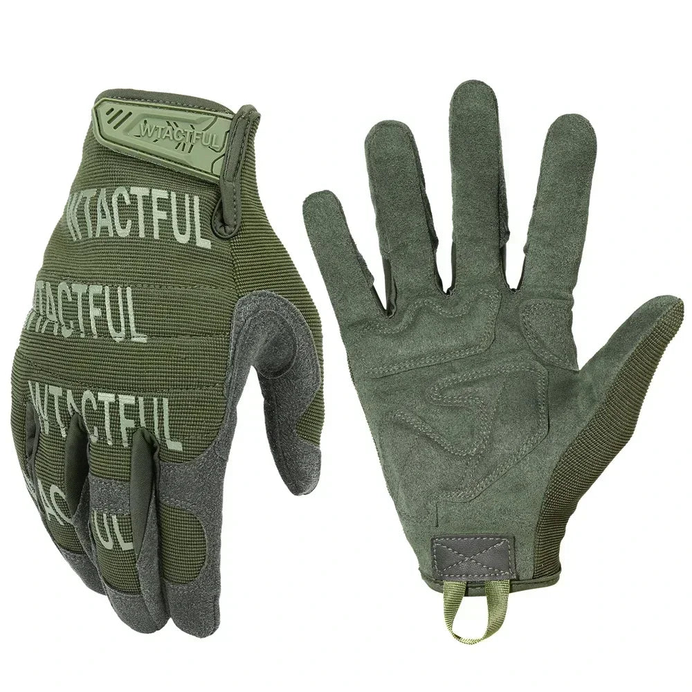Outdoor Tactical Gloves Training Combat Sport Hiking Climbing Shooting Hunting Riding Cycling Full Finger Anti-Skid Mittens