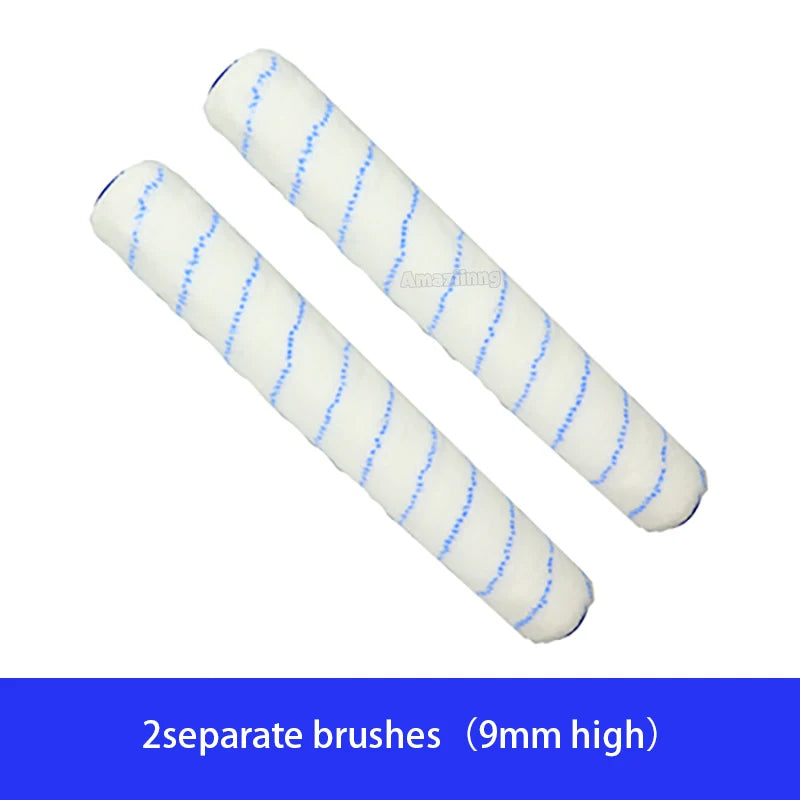 Professional 18-Inch Paint Roller Brush Set with Aluminum Handle - 6mm/9mm Microfiber