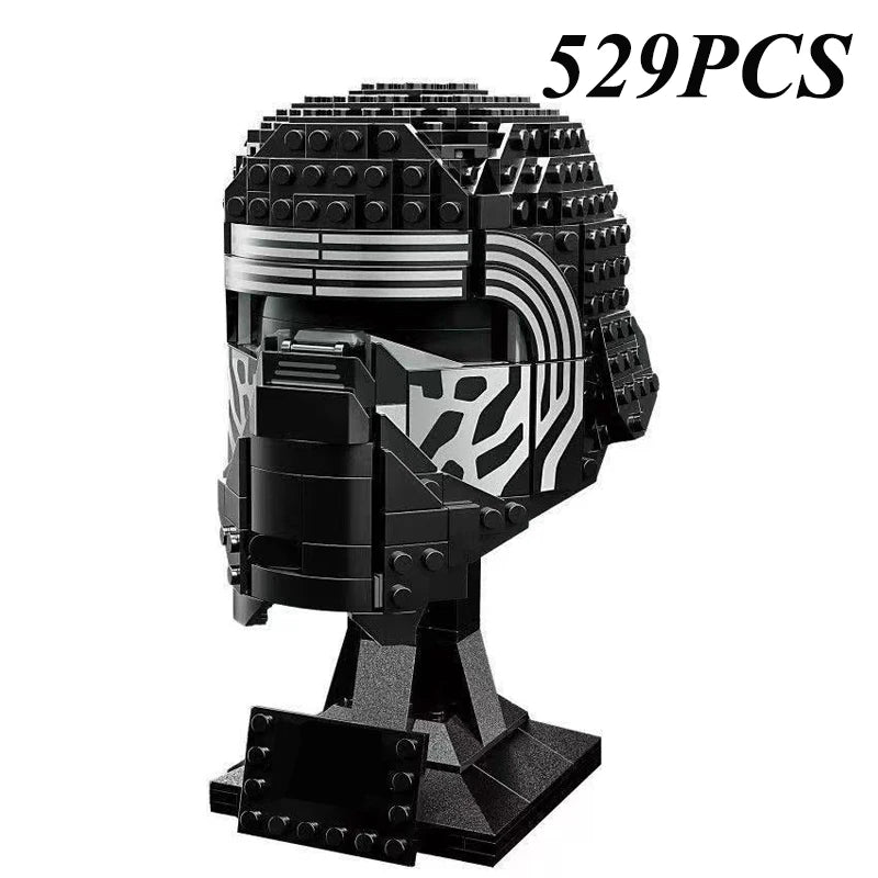 Space Wars Galaxy Warriors Helmet Building Blocks 75327 TIE Fighter Pilot Darth Vader The Mandalorian Luke Hat Bricks Toys Gifts