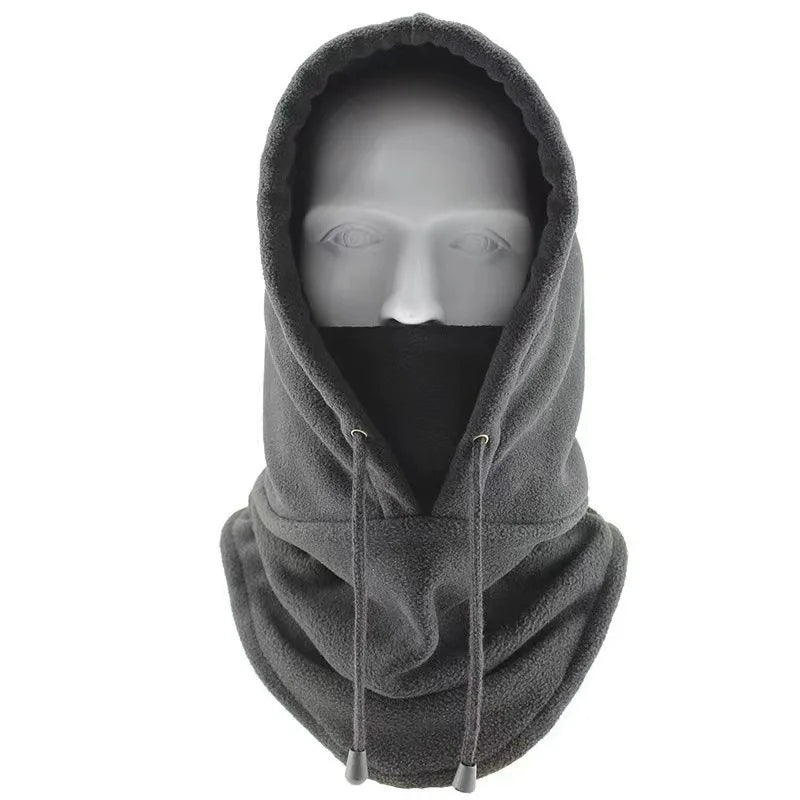 Warm Winter Cap Windproof Polar Fleece Cycling Balaclava Mask Adjustable Thermal Cold Proof Unisex Neck Cover Motocycle Ski Mask
