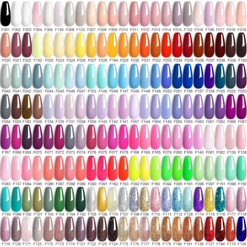 LILYCUTE Professional Gel Nail Polish - 7ml Long-Lasting UV/LED Nail Varnish